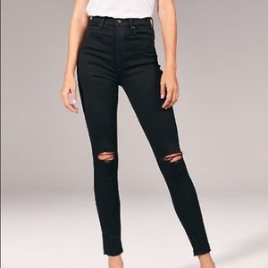 Abercrombie And Fitch Ultra High rise skinny jean